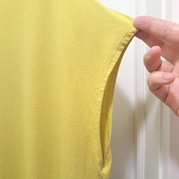 Eileen Fisher Yarrow Viscose Jersey Asymmetric Tunic Size Large - Picture 5 of 8